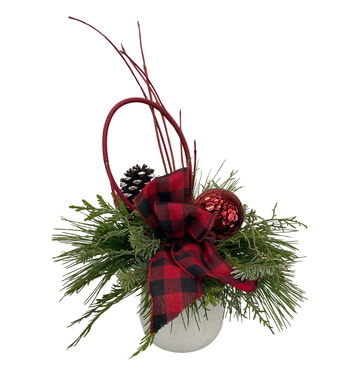 Dogwood Christmas Arrangement