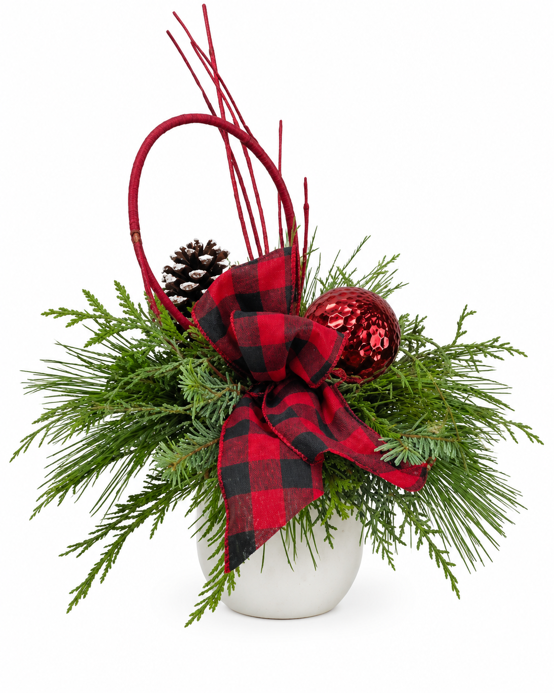 Dogwood Christmas Arrangement