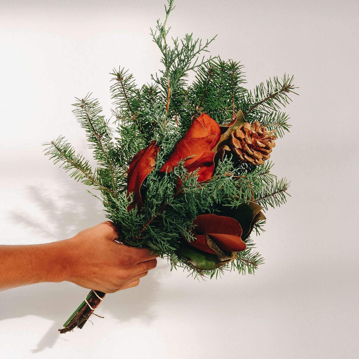 Premium Magnolia Holiday Bouquet - Fresh Cut Arrangement