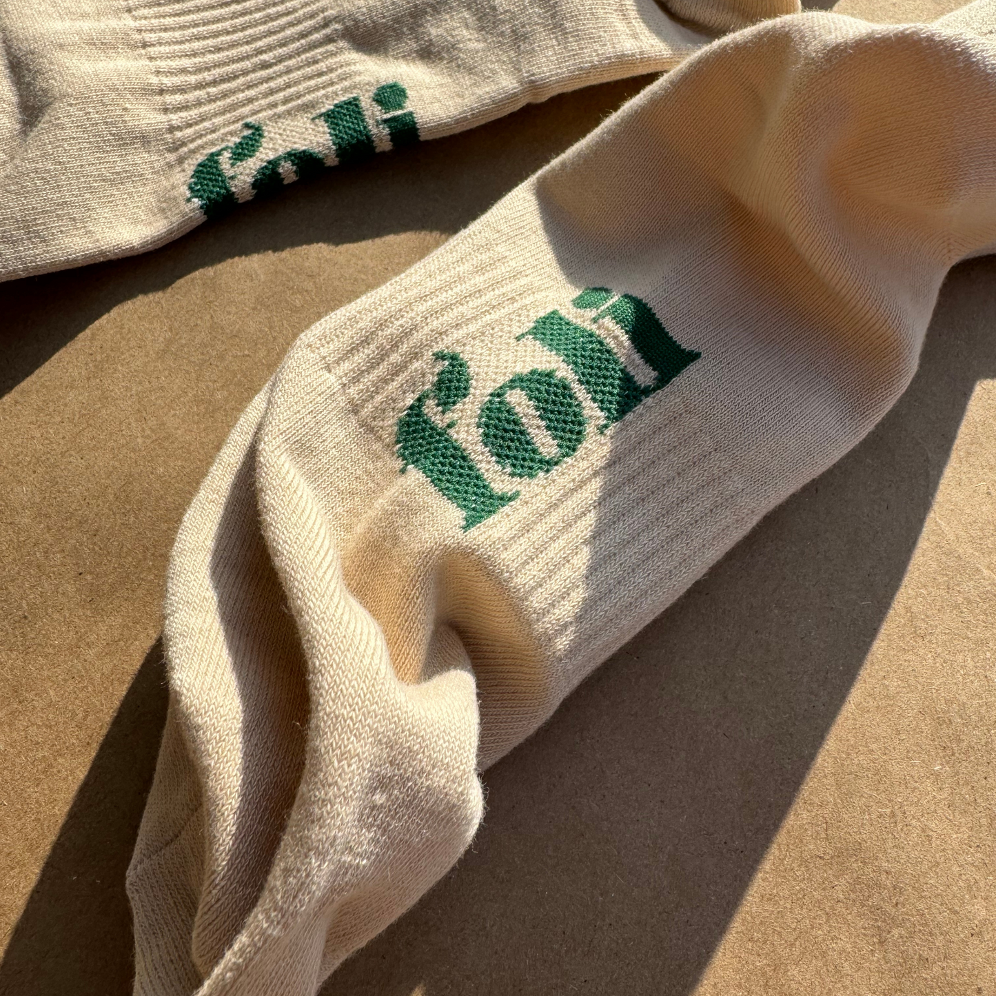 Striped Crew Plant Socks