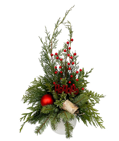 Red Berry Christmas Arrangement