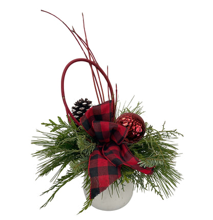 Dogwood Christmas Arrangement
