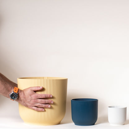 Ribbed Pots