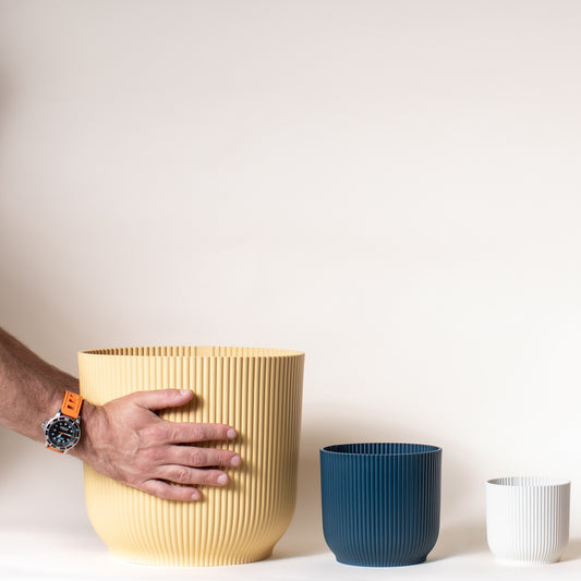 Ribbed Pots